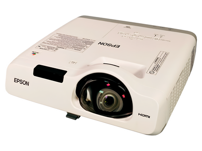 Epson PowerLite 520 3LCD Projector Short-Throw 2700 Lumens with Accessories Bundle