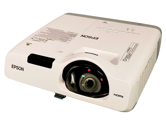 Epson PowerLite 520 3LCD Projector Short-Throw 2700 Lumens with Accessories Bundle