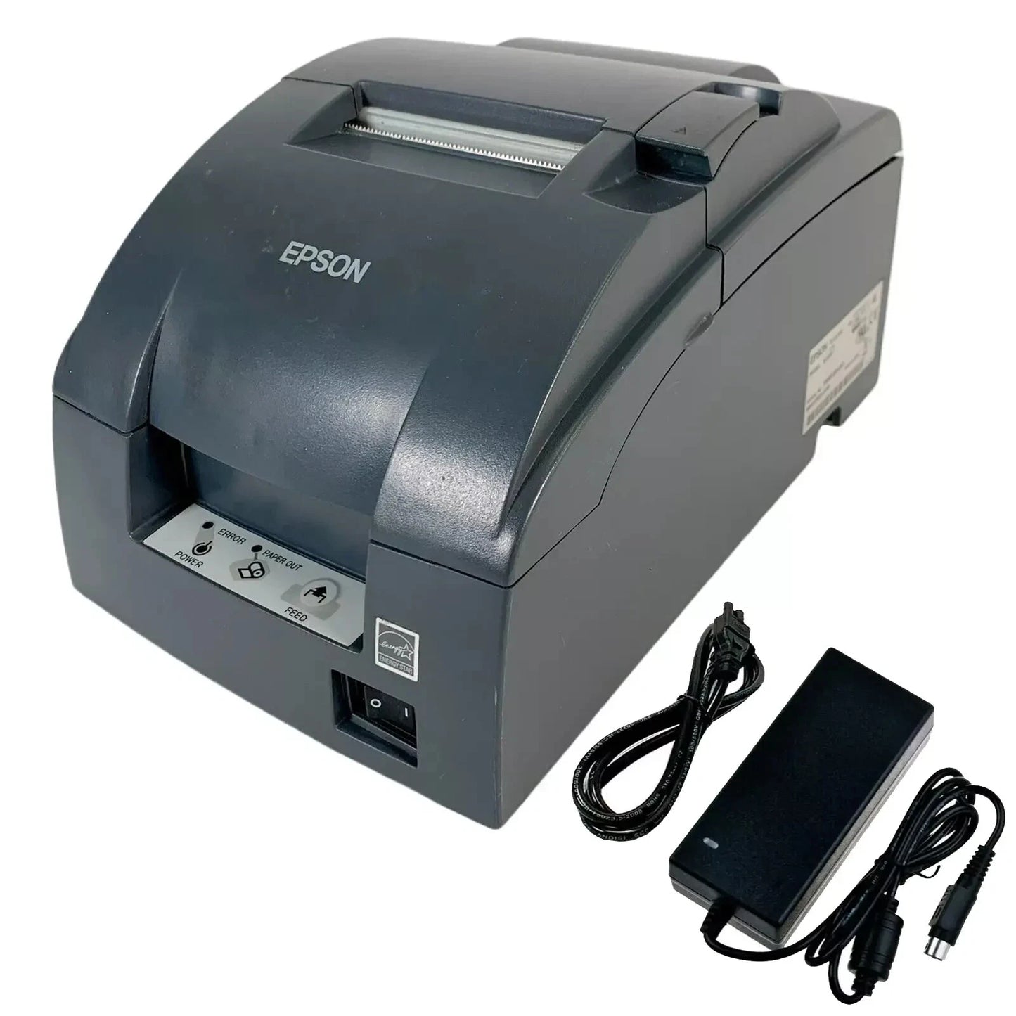 Epson TM-U220B M188B Dot Matrix Pos Kitchen Receipt Printer Ethernet with AC Adapter