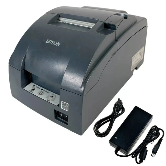 Epson TM-U220B M188B Dot Matrix Pos Kitchen Receipt Printer Ethernet with AC Adapter
