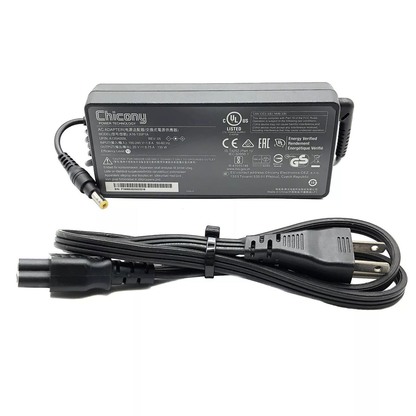 Genuine Chicony AC Adapter for Anker Power Expand 13-in-1 USB-C Dock A8392