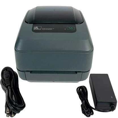 Zebra GK420T Thermal Transfer Label Printer for USPS UPS FedEx – USB LAN