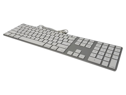 Apple A1243 Aluminum Wired Keyboard MB110LL/A🚀Full Size, Slim, Mac, Genuine OEM