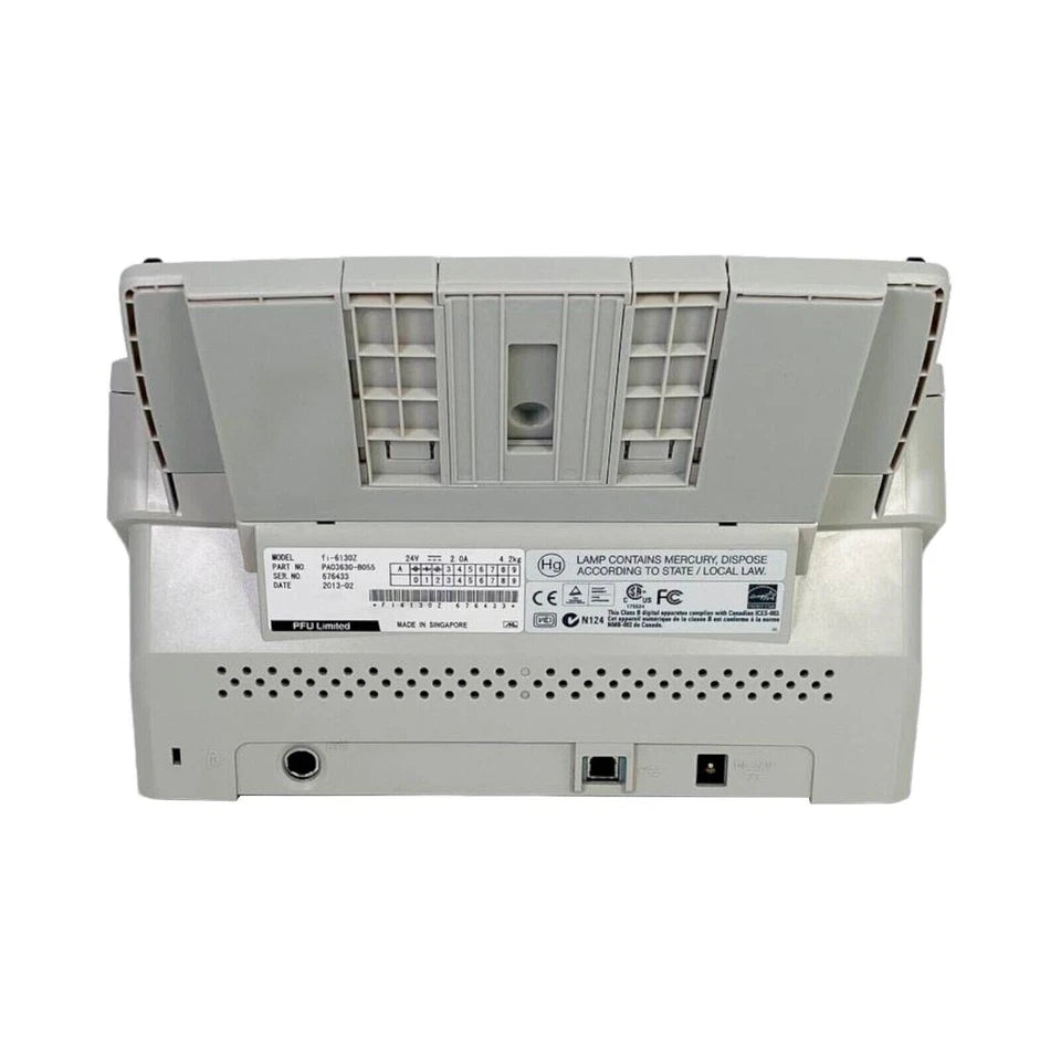 Fujitsu FI-6130Z Duplex Sheetfed Document Color Scanner PA03630-B055 w/Bundle