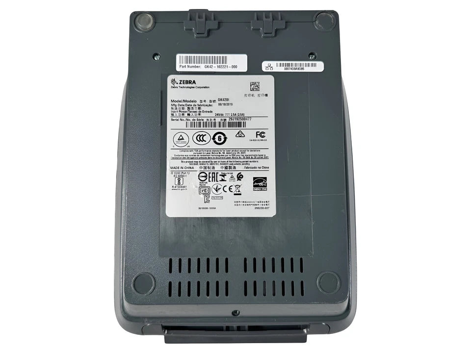 FULLY TESTED Zebra GK420T Thermal Transfer Barcode Label Printer USB Ethernet