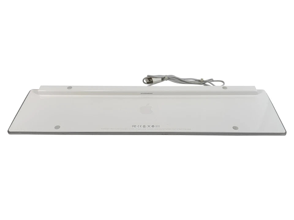 Apple A1243 Aluminum Wired Keyboard MB110LL/A🚀Full Size, Slim, Mac, Genuine OEM