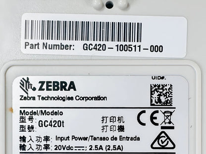 NEW Zebra GC420T Thermal Transfer Barcode Label Printer Dispenser USB Serial