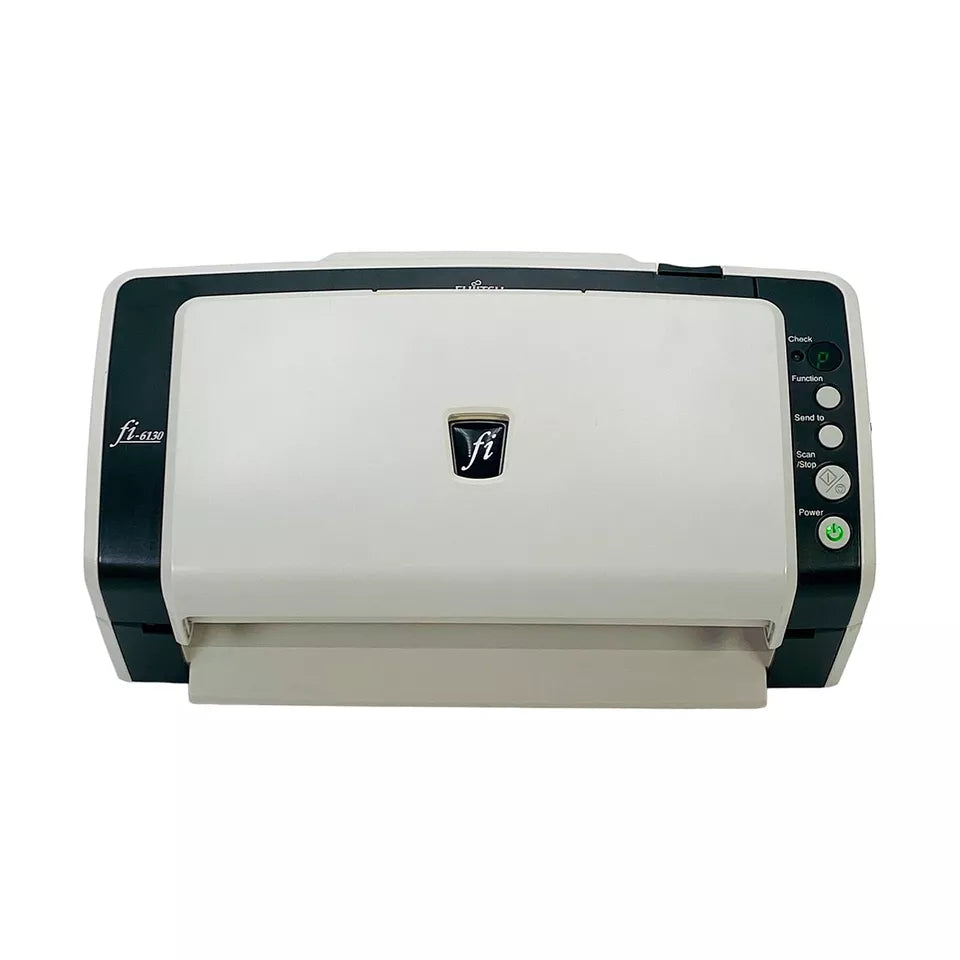Fujitsu FI-6130 Duplex Color Document Scanner – 40ppm, USB & AC Adapter ✅