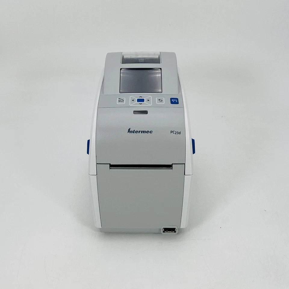 MINT CONDITION Intermec PC23d 2" Direct Thermal Barcode Label Printer LCD USB