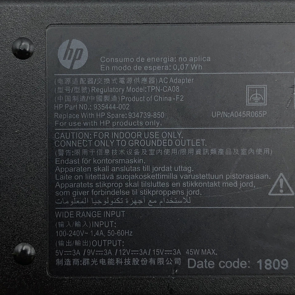 Original 45W HP AC Adapter USB-C for HP ProBook 440 450 G3 G4 G5 G6 G7 G8 G9 OEM