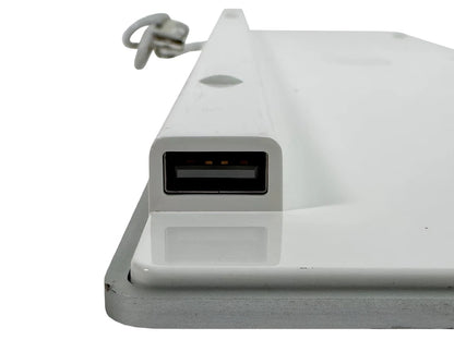 Apple A1243 Aluminum Wired Keyboard MB110LL/A🚀Full Size, Slim, Mac, Genuine OEM