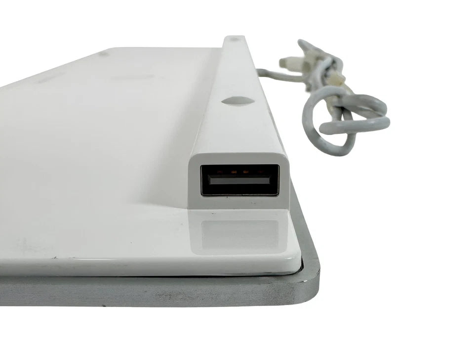 Apple A1243 Aluminum Wired Keyboard MB110LL/A🚀Full Size, Slim, Mac, Genuine OEM