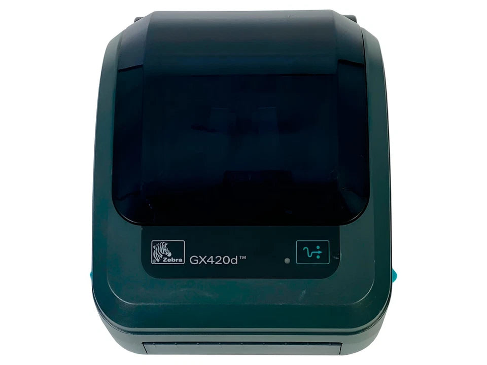 Zebra GX420d Direct Thermal Barcode Label Printer USB Serial Ethernet TESTED