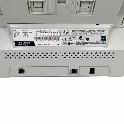 Fujitsu Fi-6130 High Speed Color Document Scanner USB 2.0 w/Bundle GOOD WORKING!