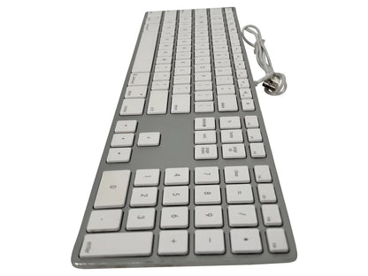 Apple A1243 Aluminum Wired Keyboard MB110LL/A🚀Full Size, Slim, Mac, Genuine OEM