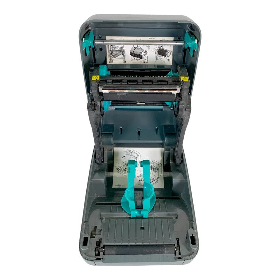 TESTED Zebra GX420T Thermal Transfer Barcode Label Printer USB Ethernet