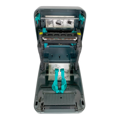 TESTED Zebra GX420T Thermal Transfer Barcode Label Printer USB Ethernet