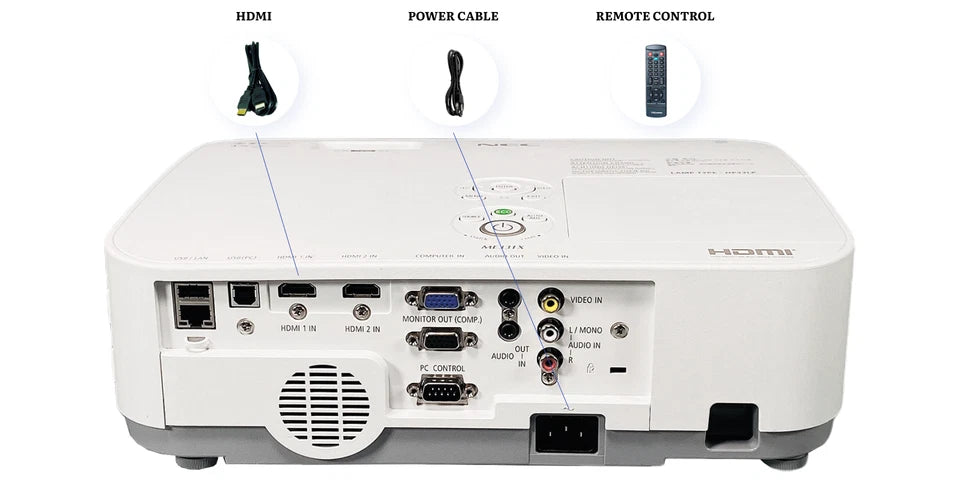 REFURBISHED 3LCD 4K Projector Long Lamp Life 3300 Lumens USB Viewer 20W Speaker✨