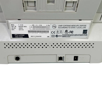 Fujitsu FI-6130 Color Image Duplex Document Scanner – w/ AC Adapter & USB Cable ✅