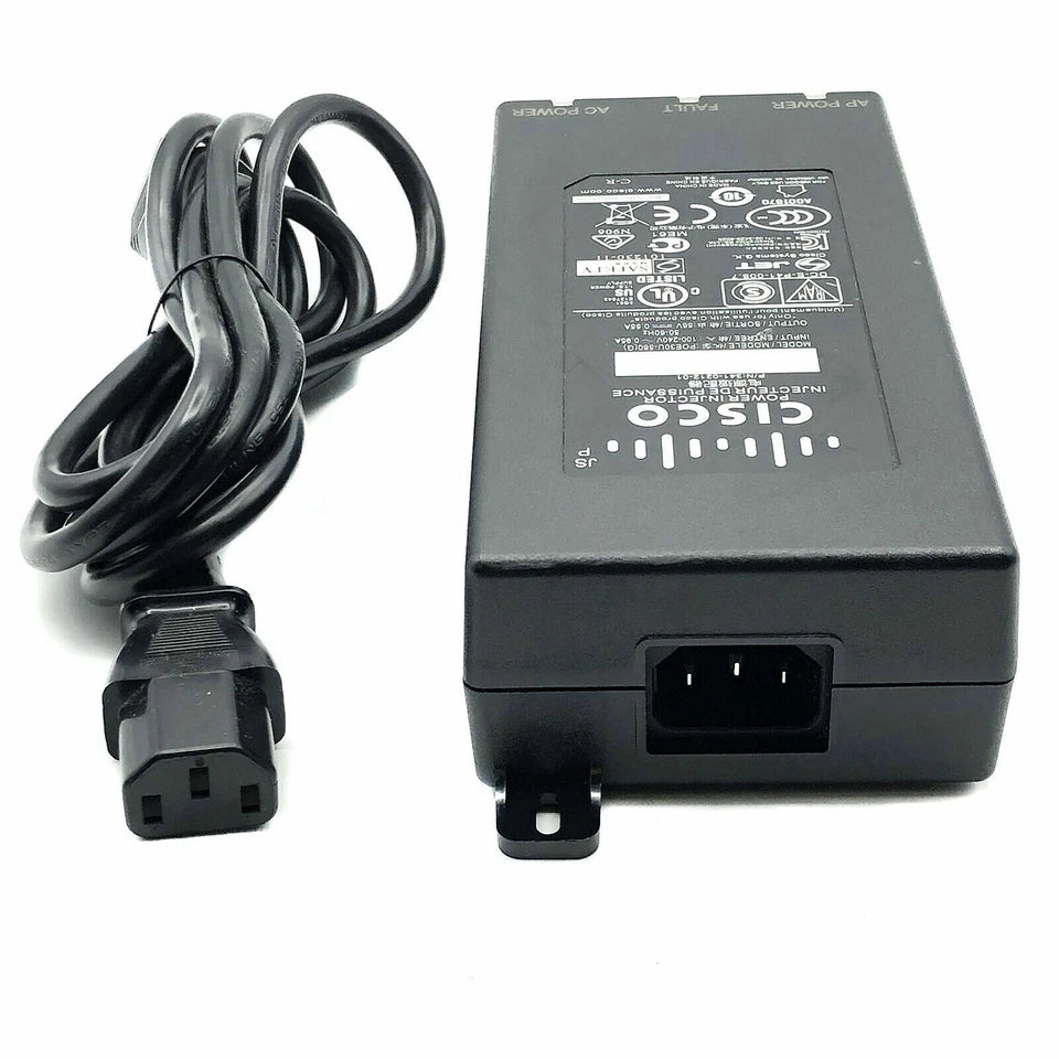 Original Cisco Meraki MA-INJ-4-US Power Injector 802.3at PoE 56V OEM