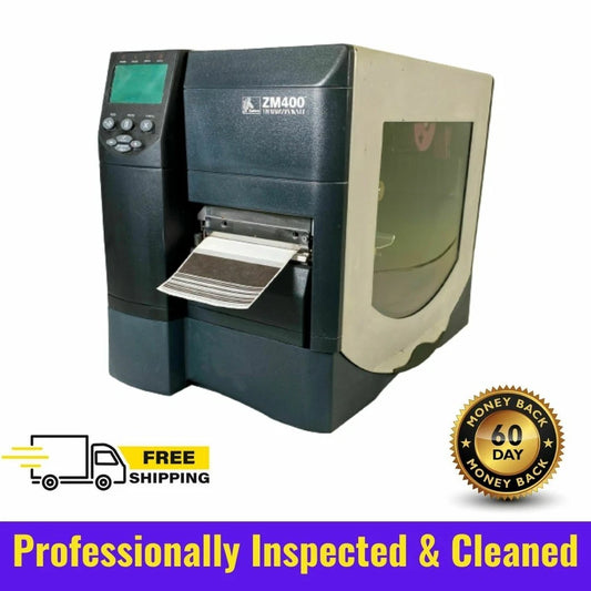 Zebra ZM400 Thermal Transfer Label Printer – USB & LAN | Model ZM400-2001-0100T