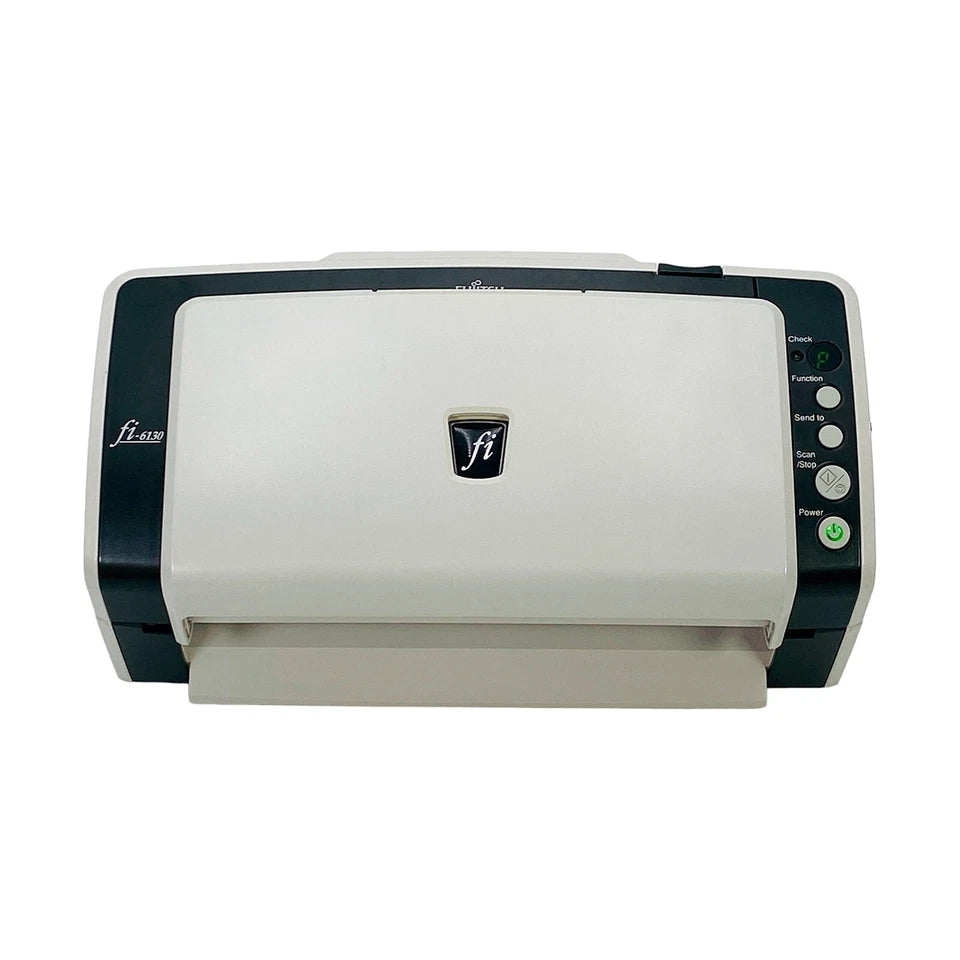 Fujitsu FI-6130 Color Image Duplex Document Scanner – w/ AC Adapter & USB Cable ✅