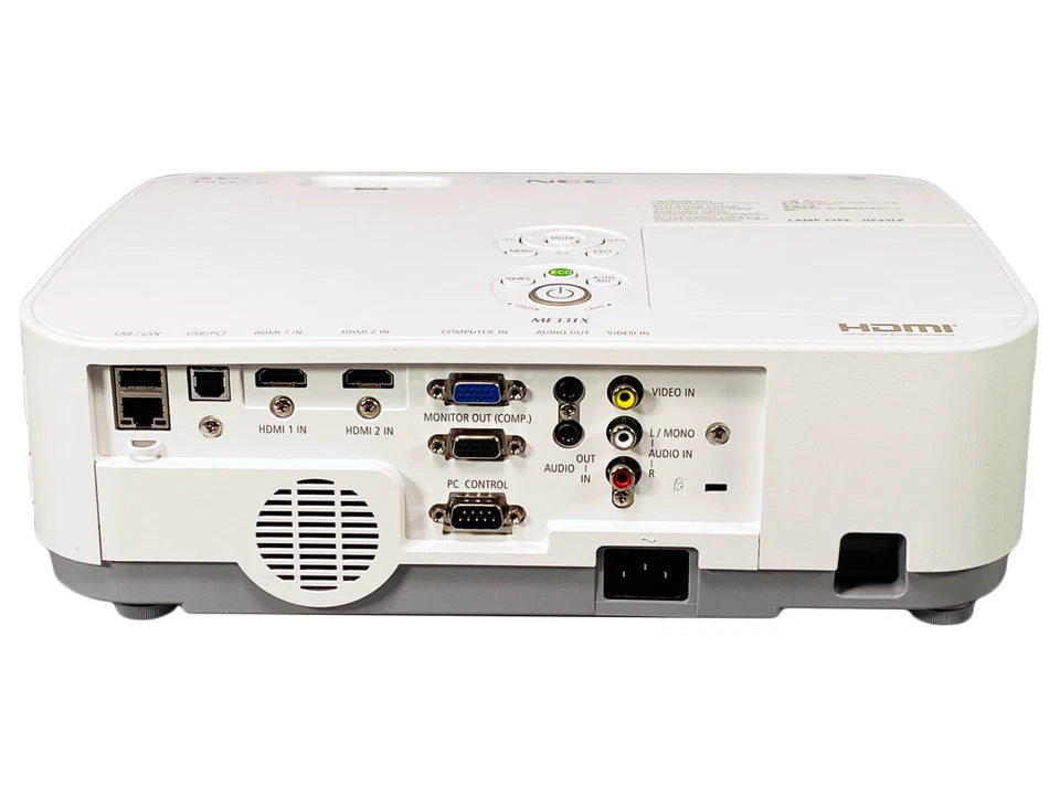 NEC ME331X 3LCD Projector Portable 3300 ANSI Professional 1080p HDMI w/Bundle