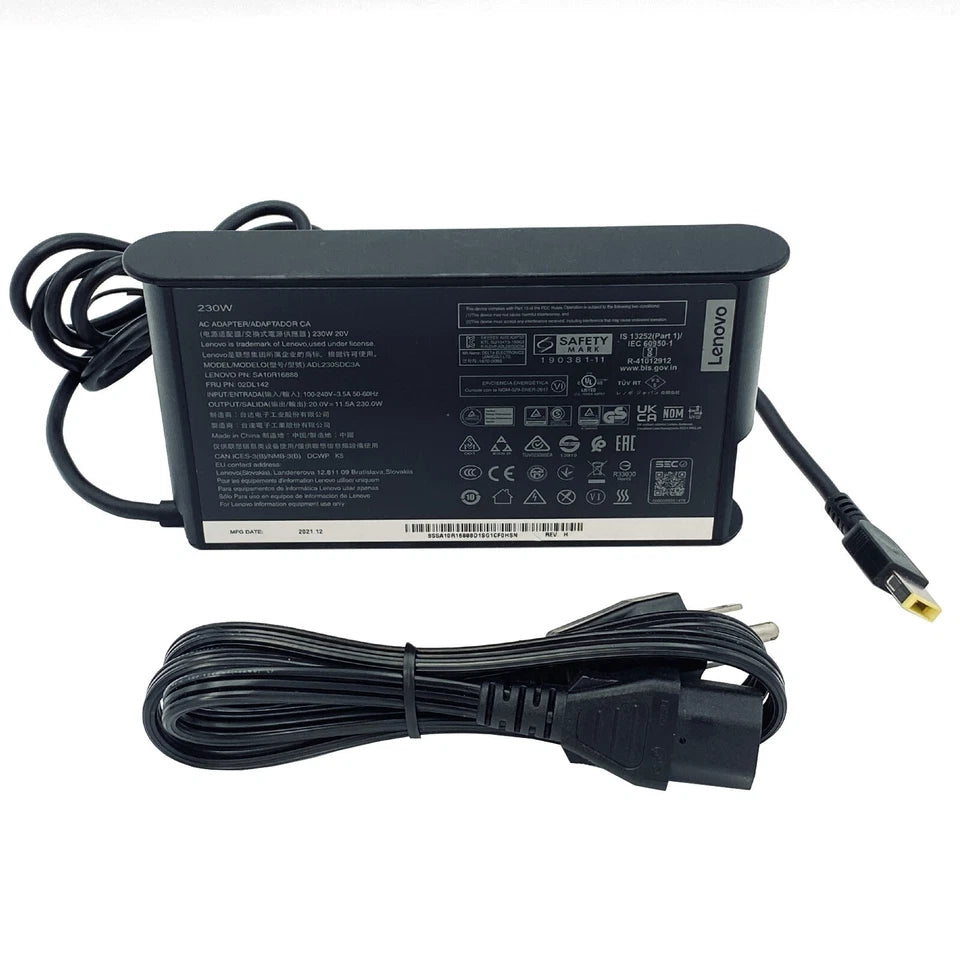 Original Lenovo 20V 11.5A 230W AC Power Adapter 02DL142 02DL143 02DL144 Charger
