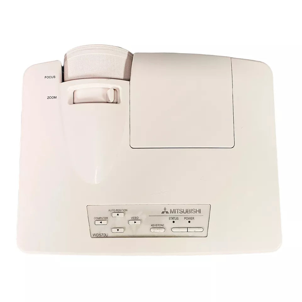 Mitsubishi WD570U DLP Projector 3500 Lumens Home Theater Full HD 3D Ready WXGA