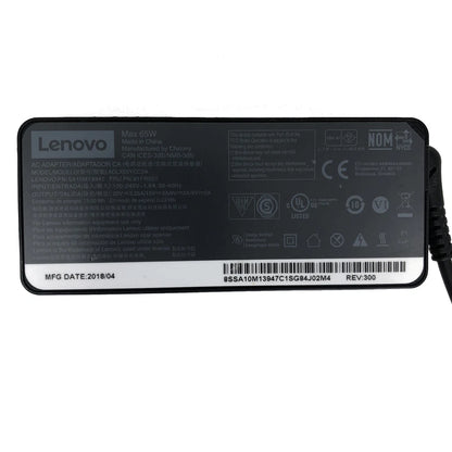 Original Lenovo Adapter 65W USB-C for ThinkVision M14 M14t Portable Monitor wPC