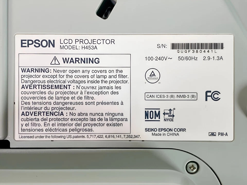 Epson BrightLink 475Wi 3LCD Projector UST 2600 Lumens WXGA - 6 Months Warranty