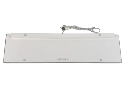 Apple A1243 Aluminum Wired Keyboard MB110LL/A🚀Full Size, Slim, Mac, Genuine OEM