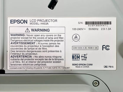 Epson BrightLink 475Wi 3LCD Projector Ultra Short Throw 2600 Lumens WXGA HDMI