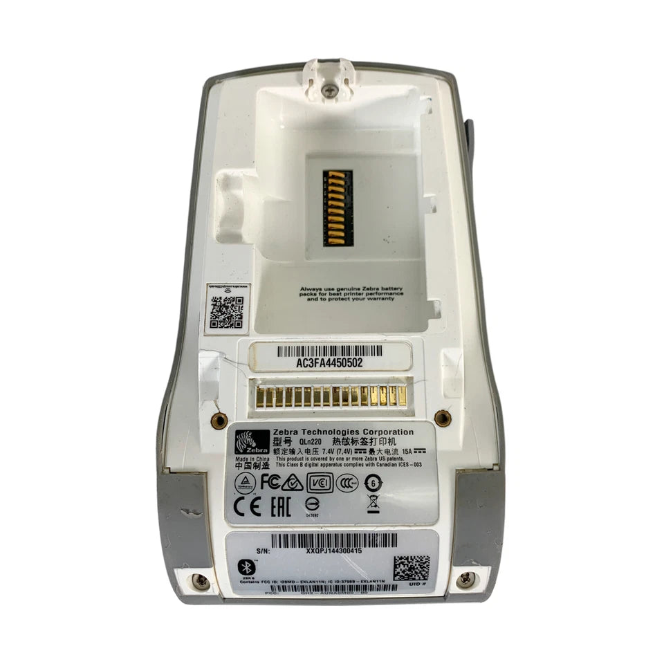 🔥 Zebra QLn220 Professional Mobile Barcode Thermal Printer (Wireless BT + USB) – No Battery • No Adapter