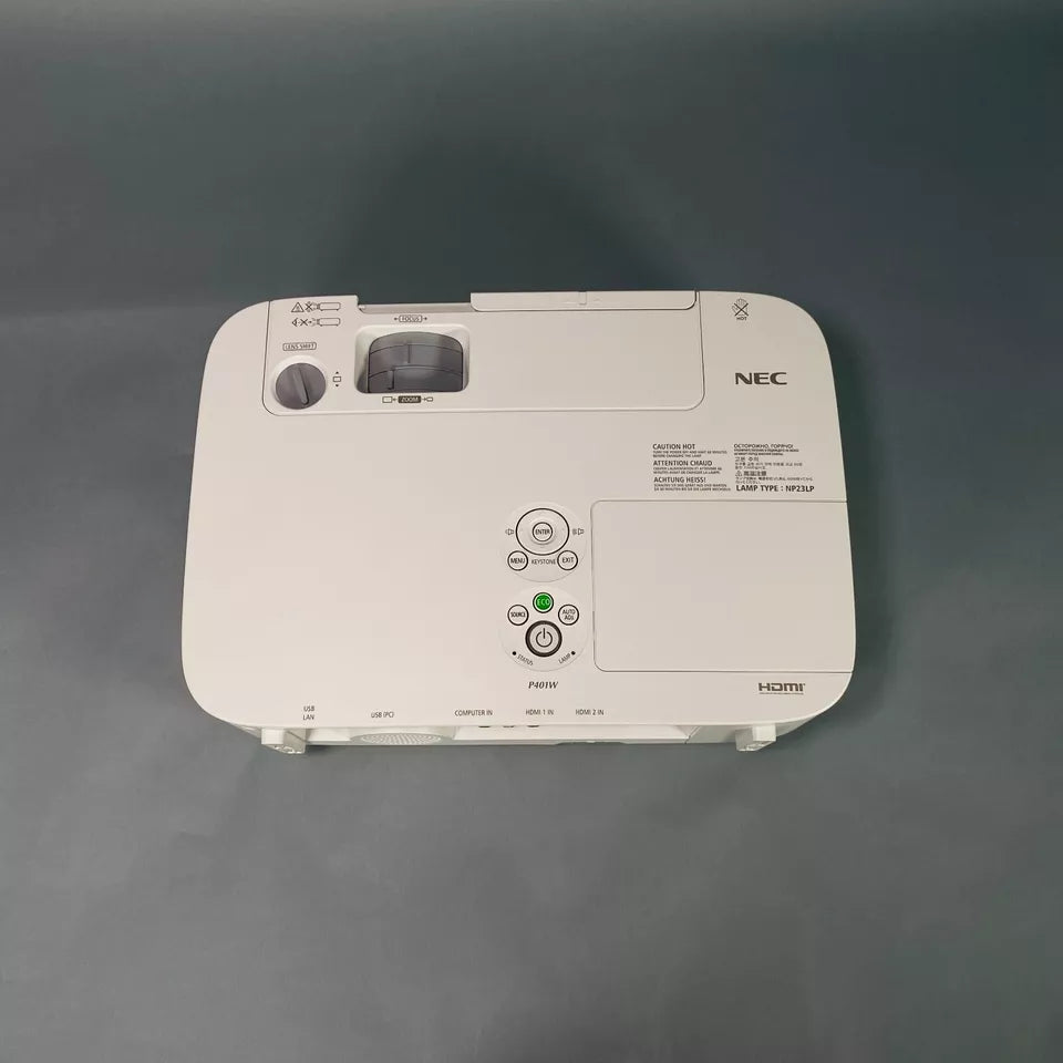 4000 Lumens 3LCD Projector WXGA HD HDMI - Less Than 500 Lamp Hours Used w/Bundle
