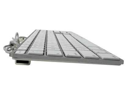 Apple A1243 Aluminum Wired Keyboard MB110LL/A🚀Full Size, Slim, Mac, Genuine OEM