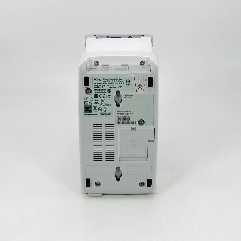 MINT CONDITION Intermec PC23d 2" Direct Thermal Barcode Label Printer LCD USB