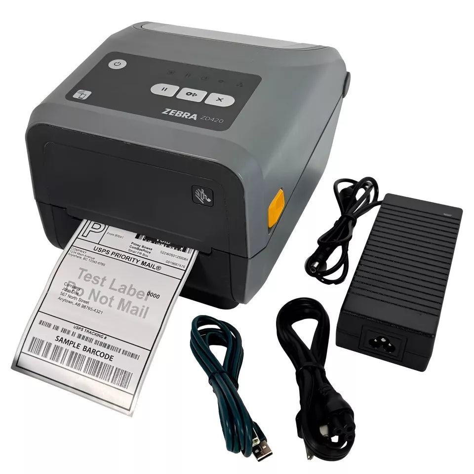 Zebra ZD420 (Earlier Model Than ZD421) Direct & Thermal Label Printer BT WiFi