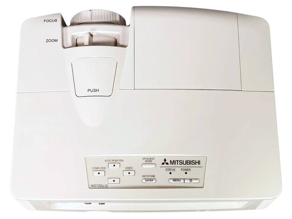 Mitsubishi WD720U-G DLP Projector 4300 Lumens Professional 3D HD HDMI w/bundle