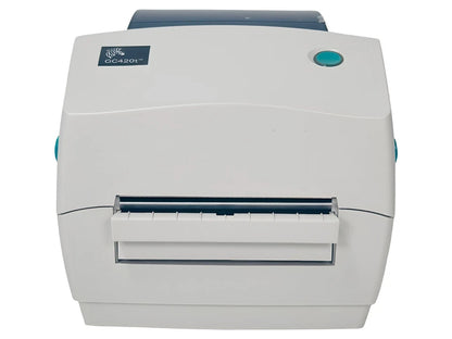NEW Zebra GC420T Thermal Transfer Barcode Label Printer Dispenser USB Serial