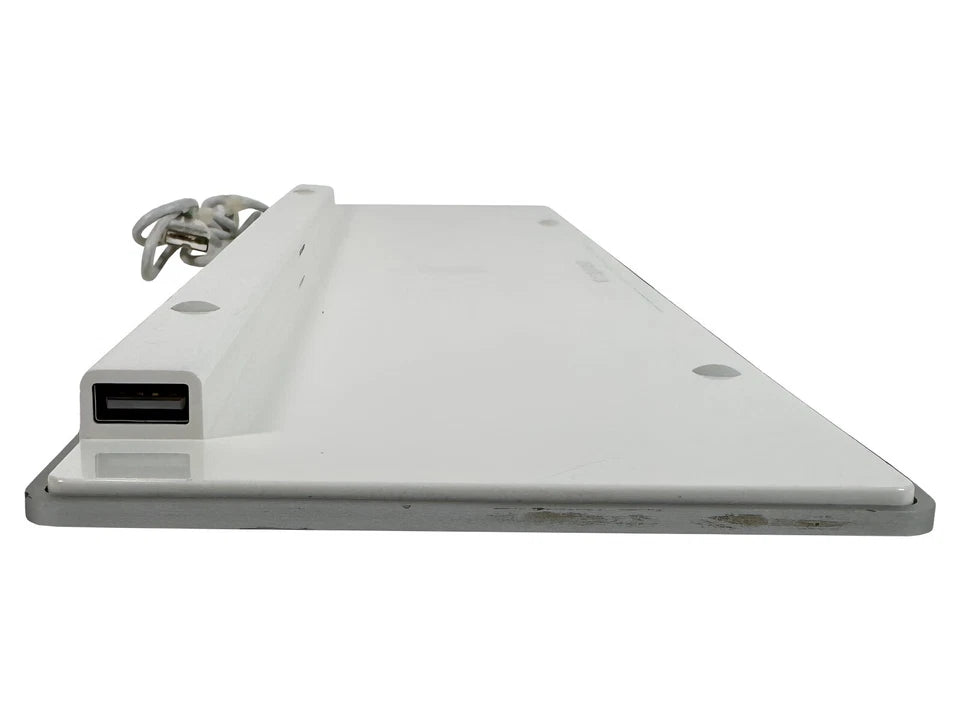 Apple A1243 Aluminum Wired Keyboard MB110LL/A🚀Full Size, Slim, Mac, Genuine OEM