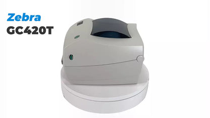 NEW Zebra GC420T Thermal Transfer Barcode Label Printer Dispenser USB Serial