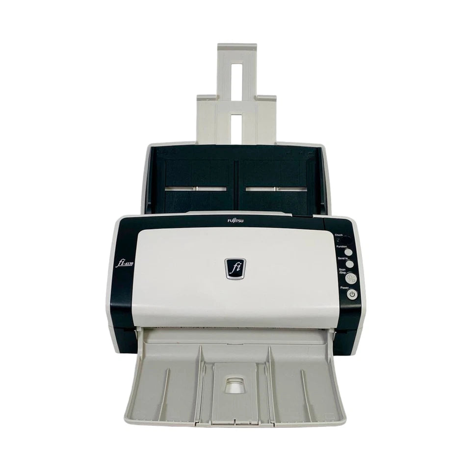 Fujitsu FI-6130 Color Image Duplex Document Scanner – w/ AC Adapter & USB Cable ✅