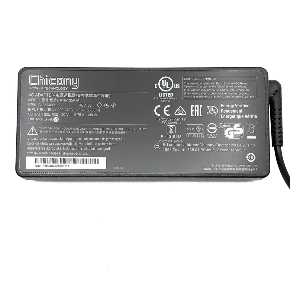 Original Chicony AC Adapter for Anker Power Expand 13-in-1 USB-C Dock A8392