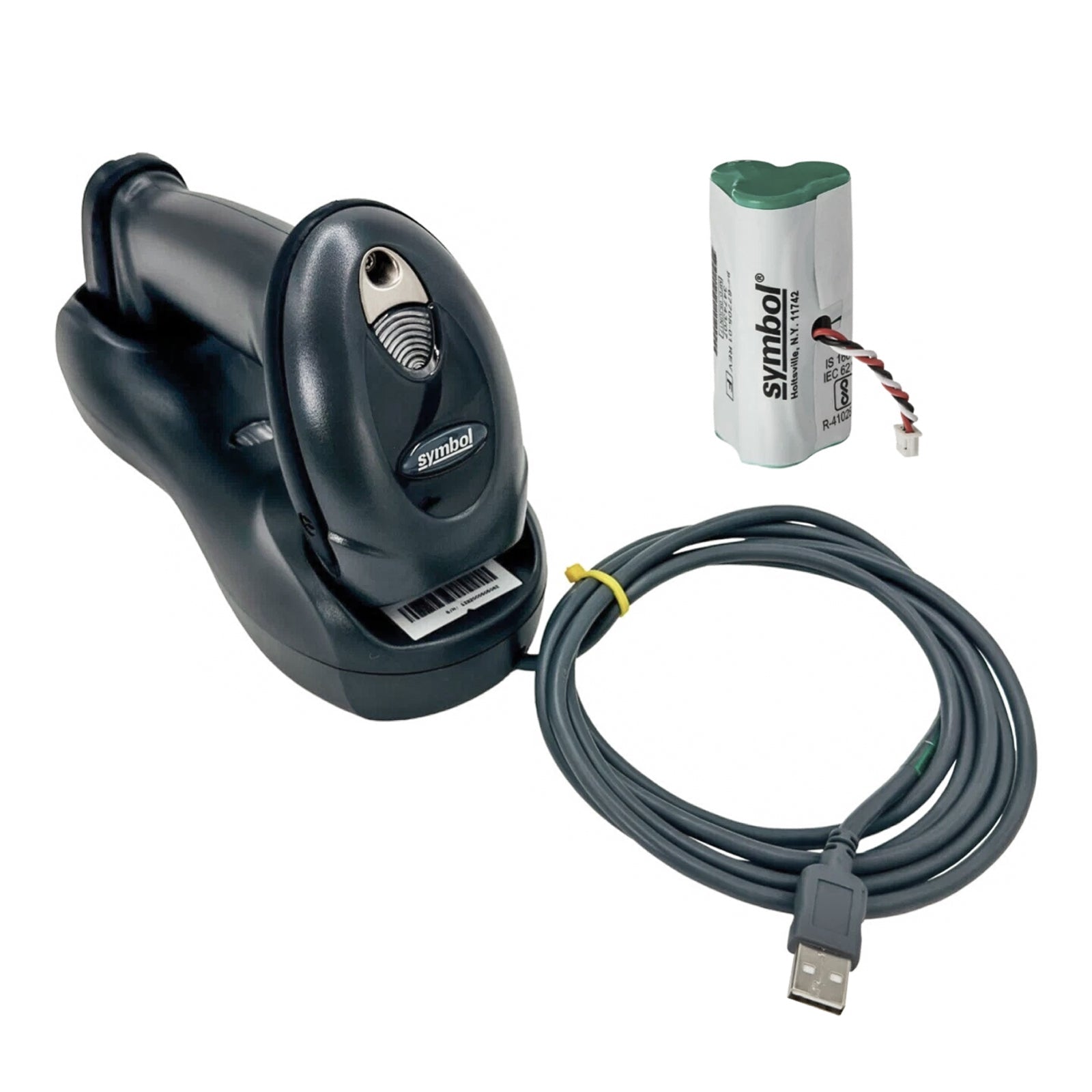 Symbol DS6878-SR20007WR Wireless Bluetooth Barcode Scanner with STB4278 cradle USB cable and battery