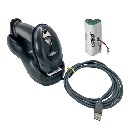 Symbol DS6878-SR20007WR Wireless Bluetooth Barcode Scanner with STB4278 cradle USB cable and battery