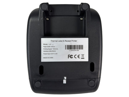 Thermal Label & Receipt Printer L-3 – USB, RS232, Power Supply