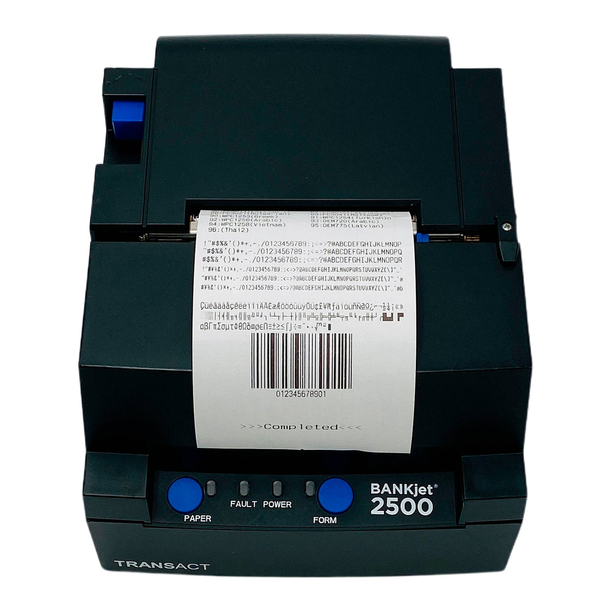 TransAct BankJet BJ2500 TRABJ2500 Desktop Receipt Printer – Serial, USB, Power Supply