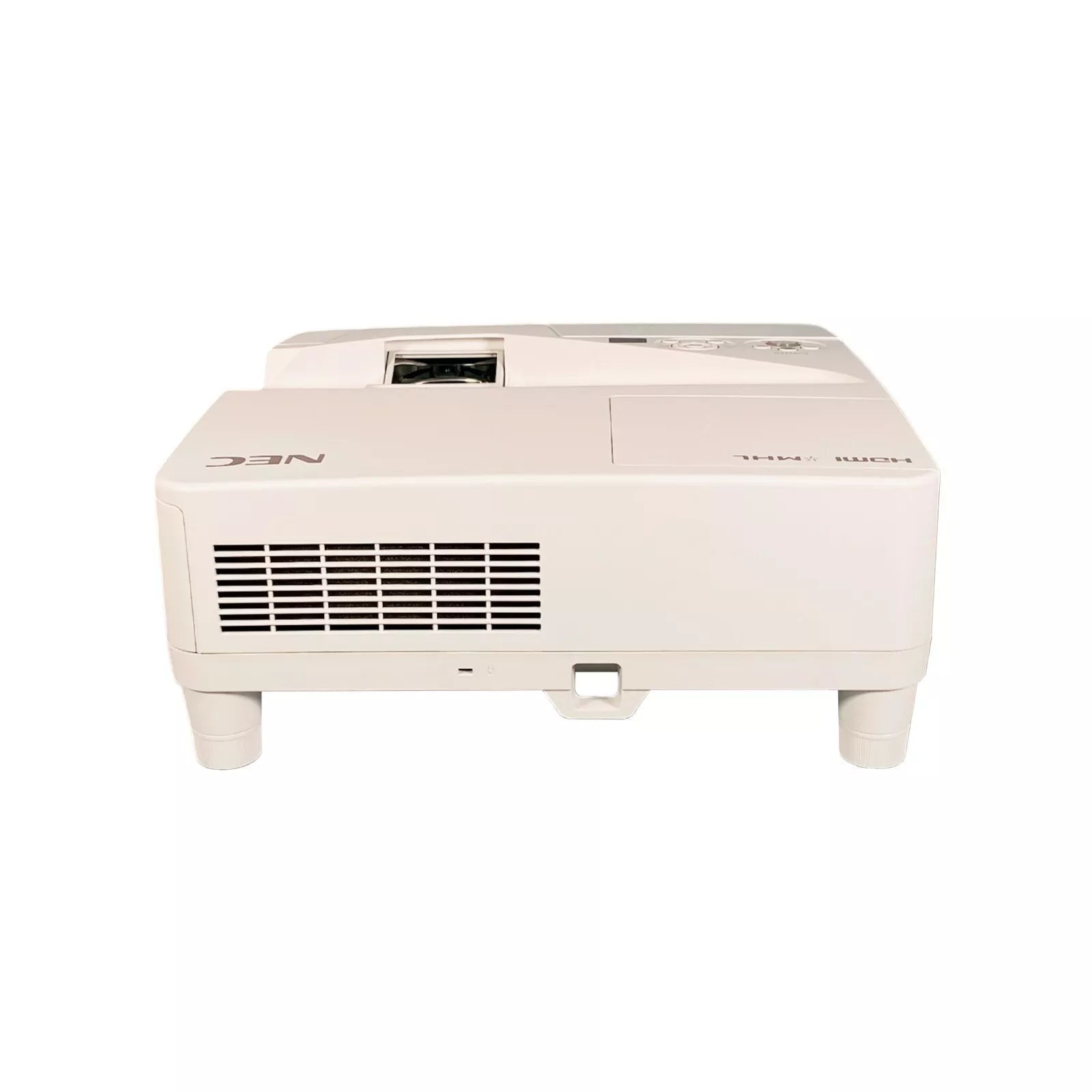 Rear side profile of projector body