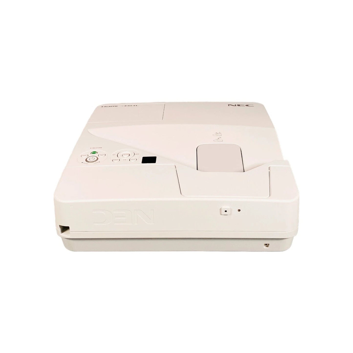 Rear view showing ultra short throw lens area